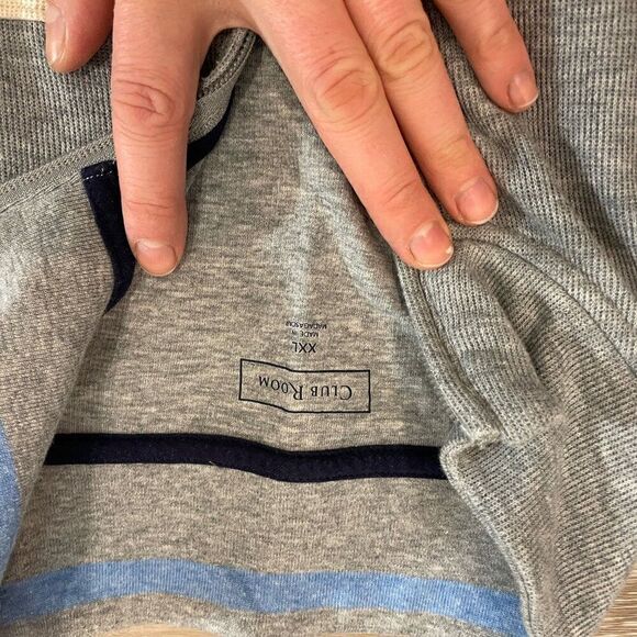 Club Room Gray Zip-Up Sweater XXL - Picture 5 of 7